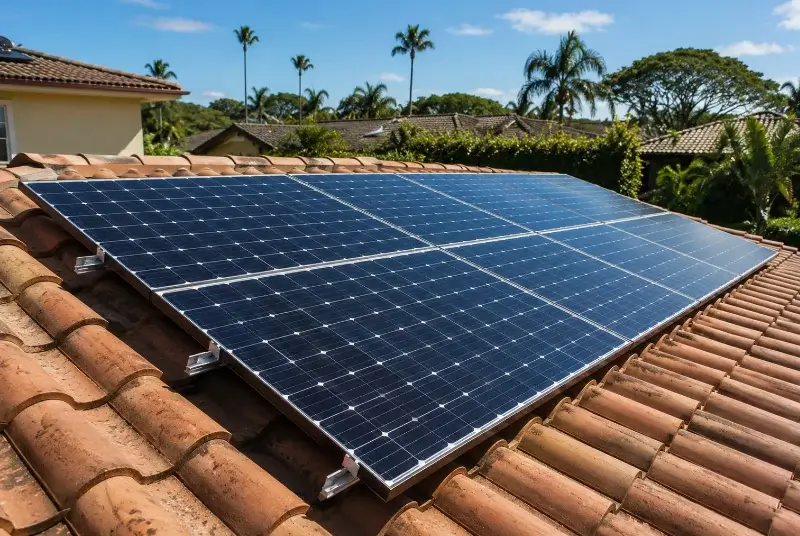 Installation de panneaux solaires à Fessy